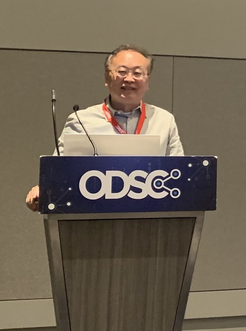 Dr. Alex Liu Speaking at ODSC