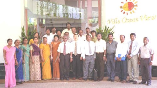 Alex Liu Training in Sri Lanka